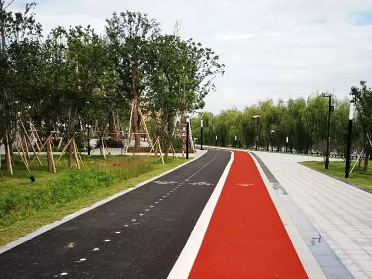 公園塑膠跑道案例